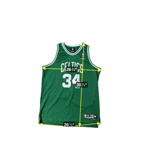 Vintage Boston Celtics Paul Pierce Basketball Jersey Authentic NBA XL +2 - Picture 4 of 11